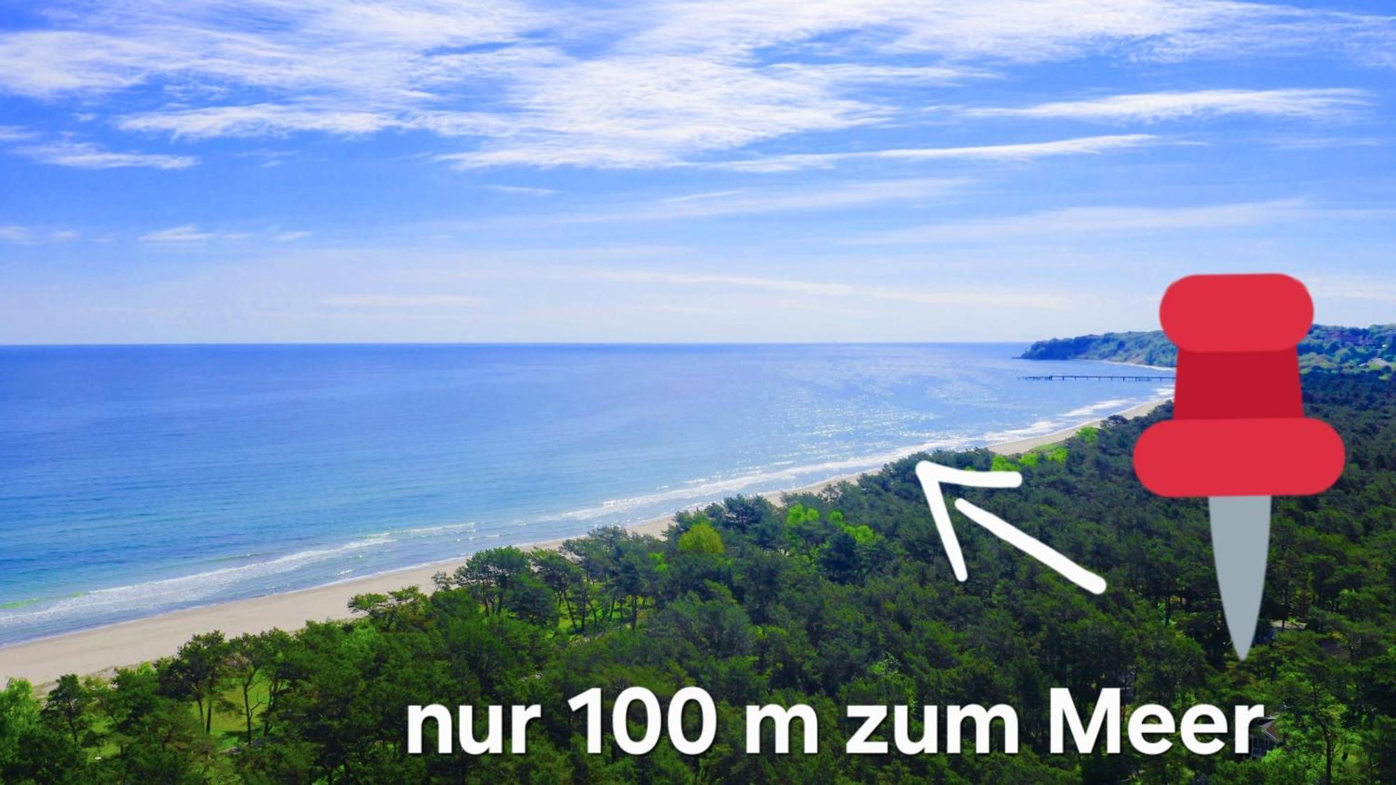 Pink Und Meer - Meerblick, Sauna, Kamin & Whirlpool Baabe Kültér fotó