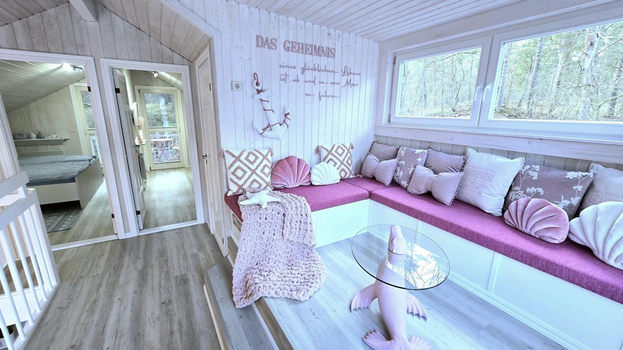 Pink Und Meer - Meerblick, Sauna, Kamin & Whirlpool Baabe Kültér fotó