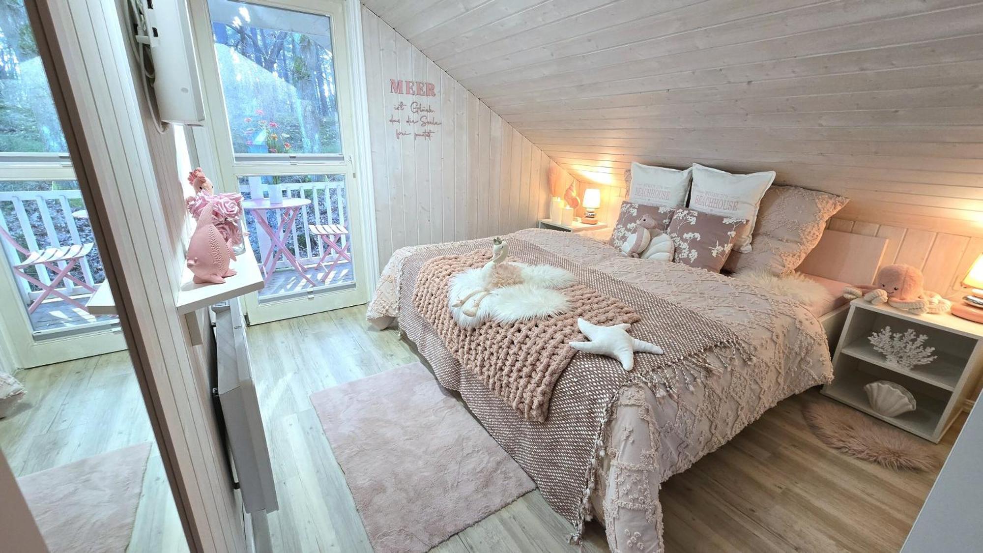 Pink Und Meer - Meerblick, Sauna, Kamin & Whirlpool Baabe Kültér fotó