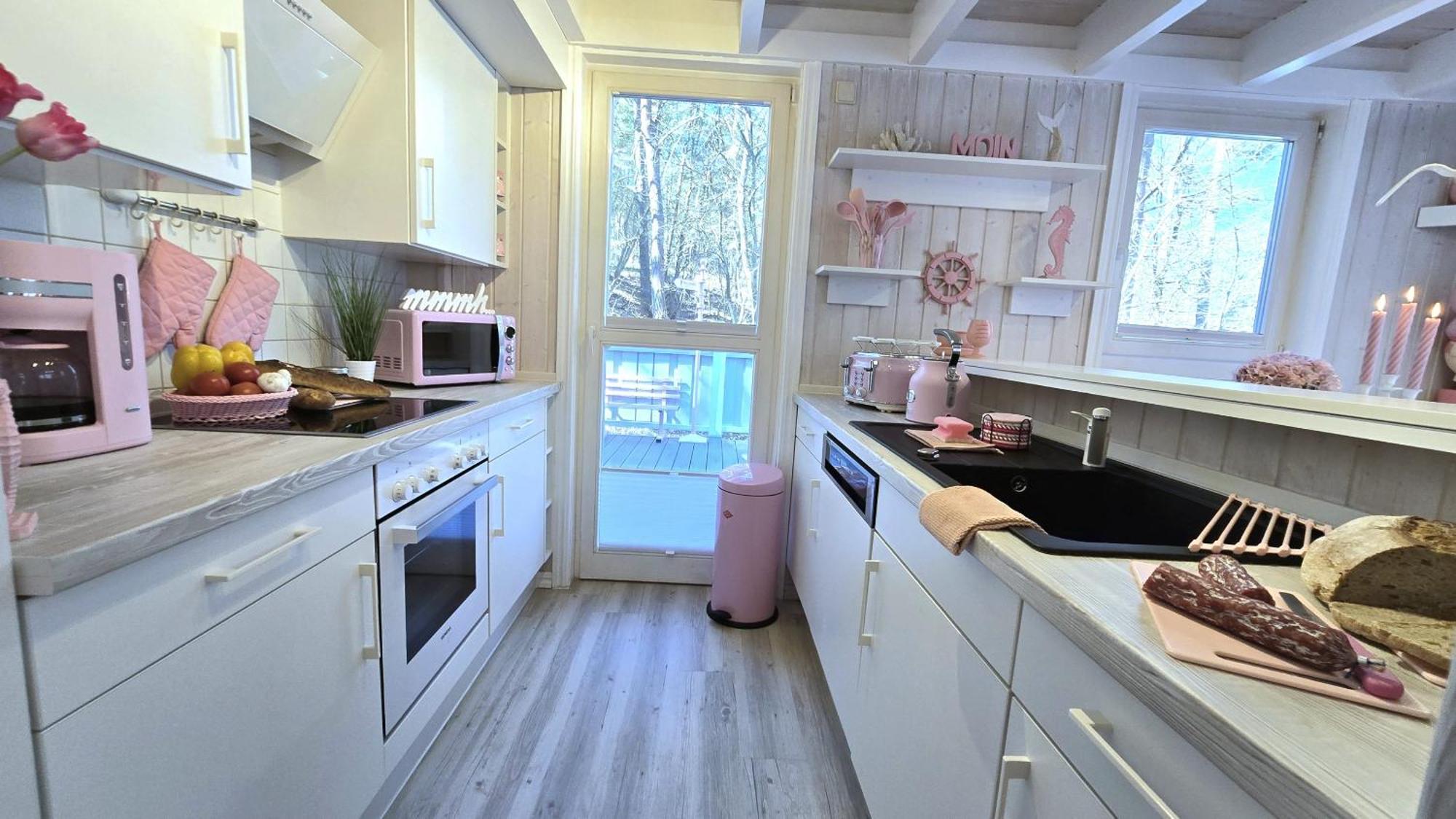 Pink Und Meer - Meerblick, Sauna, Kamin & Whirlpool Baabe Kültér fotó