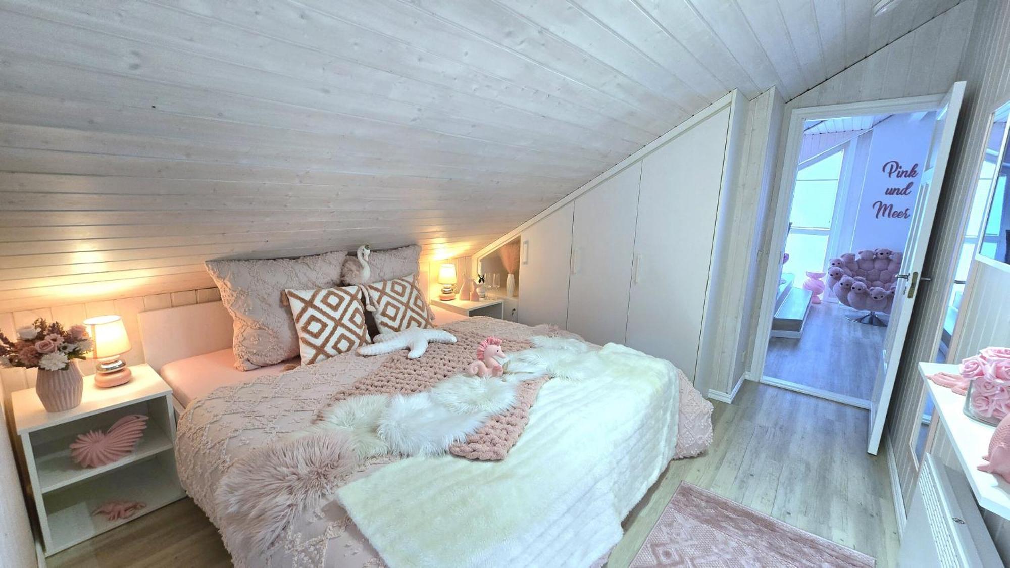 Pink Und Meer - Meerblick, Sauna, Kamin & Whirlpool Baabe Kültér fotó