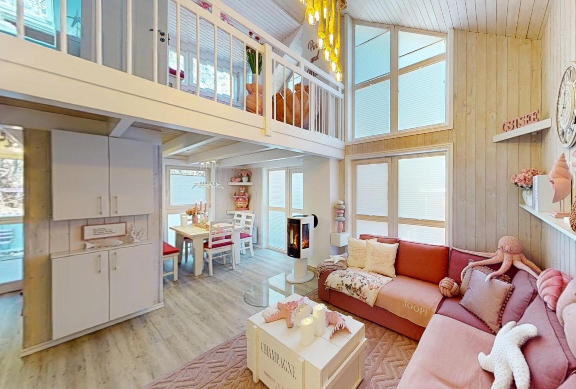 Pink Und Meer - Meerblick, Sauna, Kamin & Whirlpool Baabe Kültér fotó
